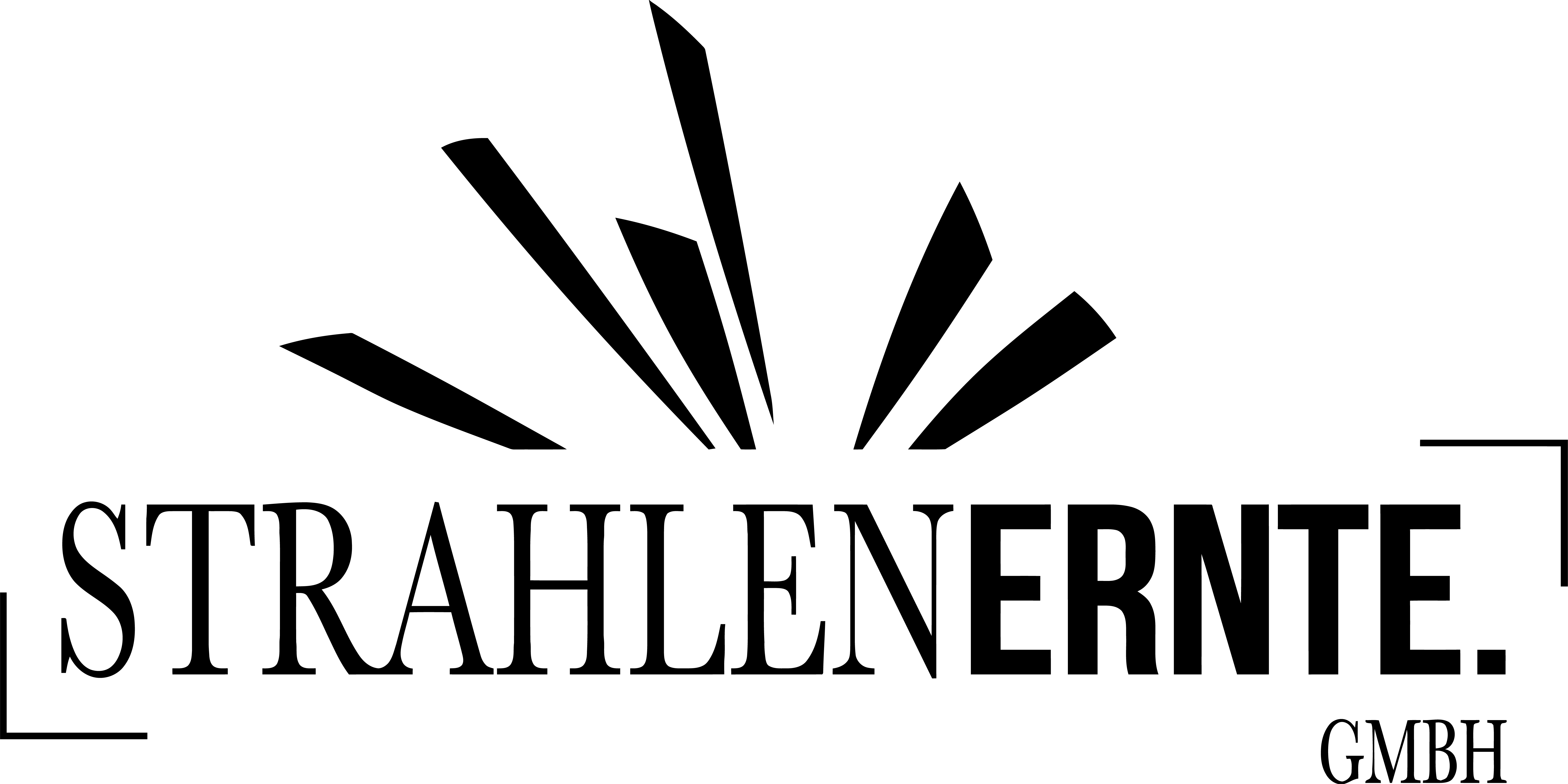 Strahlen Ernte Logo Nacht